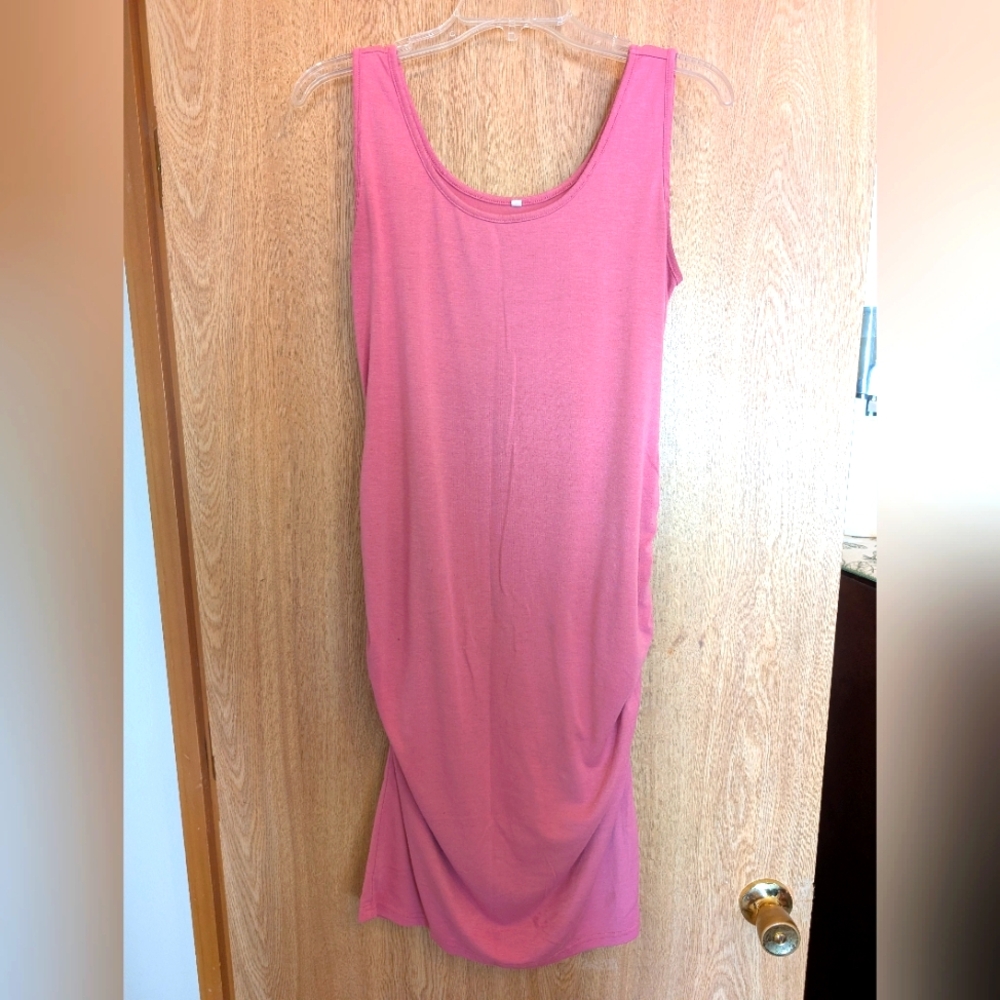 Dusty Pink Maternity Dress